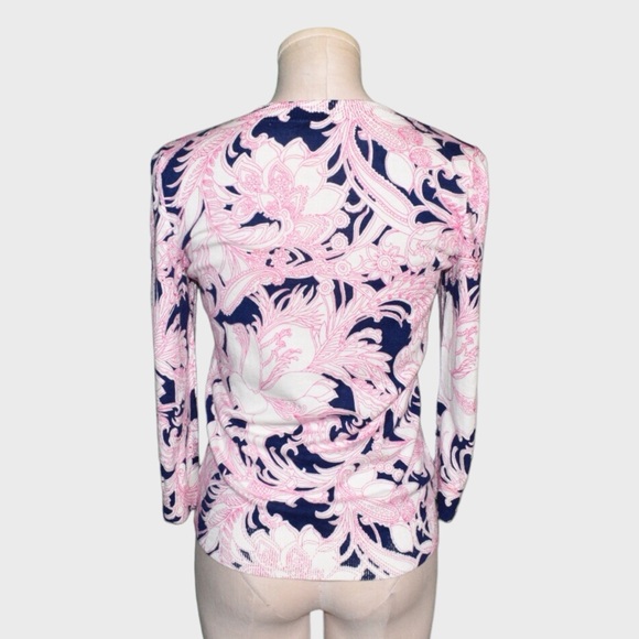 Talbots Beaded Floral Cardigan - Picture 3 of 6